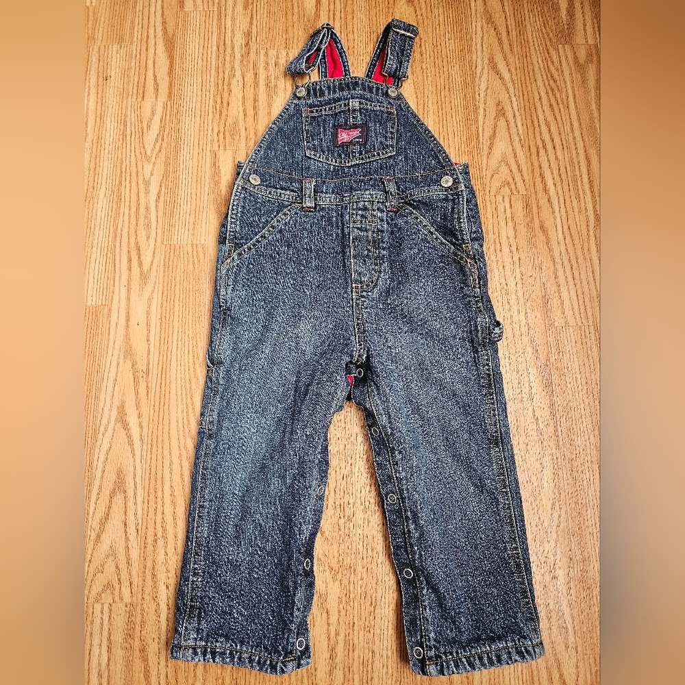 Kid's Old Navy Denim Overalls Cotton, Warm, Excellent Condition 2